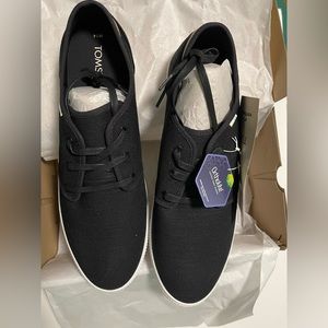 TOMS Black Heritage canvas shoes